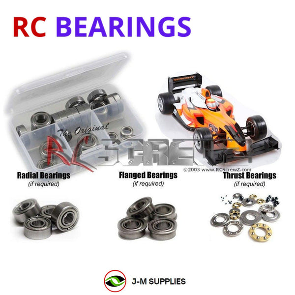 J-M SUPPLIES RC Parts Store - RCScrewZ Metal Shielded Bearings ser044b for Serpent F110 SF2 1/10th SER410061 RC Car | PRO