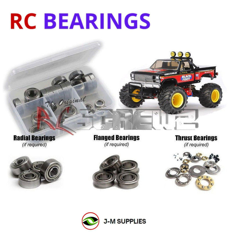 J-M SUPPLIES - RCScrewZ Metal Shielded Bearings tam209b for Tamiya Blackfoot 2016 2WD Elec (58633) Monster | RCX - 