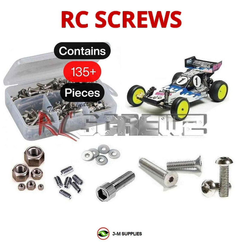 J-M SUPPLIES RC Parts Store - RCScrewZ Metric Stainless Screw Kit ass057m for Associated RC10 Worlds Edition (#ASC6002) | PRO