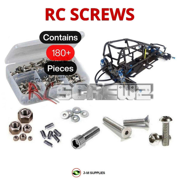 J-M SUPPLIES - RCScrewZ Metric Stainless Screw Kit cus011m for Custom Works Enforcer 7 Gearbox (#0975) | SET - 