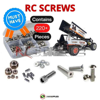 J-M SUPPLIES RC Parts Store - RCScrewZ Metric Stainless Screw Kit cus012m for Custom Works Outlaw 4 Sprint Car 1/10 (#0724) | RCX