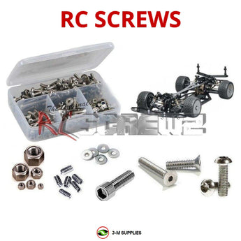 J-M SUPPLIES - RCScrewZ Metric Stainless Screw Kit cus013m for Custom Works Dominator #0941 RC Car | SET - 