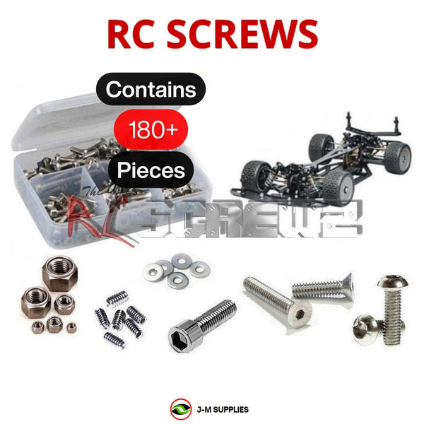 J-M SUPPLIES - RCScrewZ Metric Stainless Screw Kit cus013m for Custom Works Dominator #0941 RC Car | SET - 