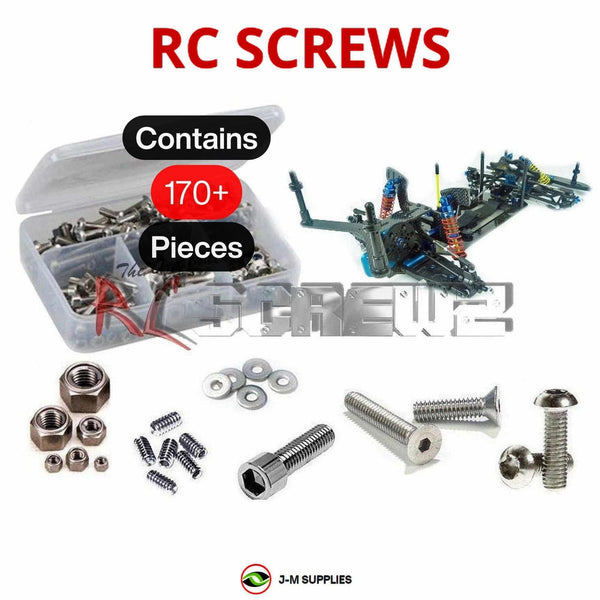 RCScrewZ Stainless Screw Kit cus014 for Custom Works Rocket 4 Latemodel (#0714) | RCX