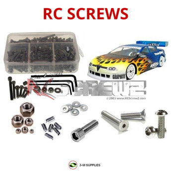 J-M SUPPLIES - RCScrewZ Metric Stainless Screw Kit los001m for Losi XXX-S/GP Graphite Metric RC Car | SET - los001m