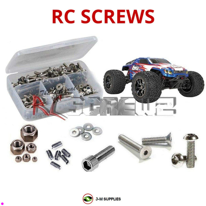 J-M SUPPLIES - RCScrewZ Metric Stainless Screw Kit los083m for Losi LST XXL2-E 1/8 MT (LOS04004) | PRO - los083m