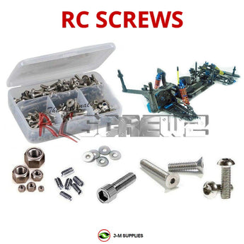 J-M SUPPLIES - RCScrewZ Metric Stainless Screw Kit cus014m for Custom Works Rocket 4 Latemodel (#0714) | SET - 