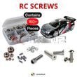 J-M SUPPLIES RC Parts Store - RCScrewZ Metric Stainless Steel Screw Kit ass002m for Team Associated Nitro TC3 / NTC3 RTR & Factory Team 1/10 Nitro 4WD On-Road Touring Car (#2034, #2035) | UPG