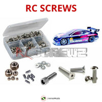 Representative image of an RCScrewZ stainless steel metric conversion screw kit for Team Associated RC10L3 L3 1/10 Electric 2WD Pan Car (8018); exact kit contents vary by RC model.