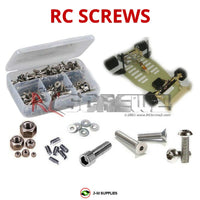Representative image of an RCScrewZ stainless steel metric conversion screw kit for Team Associated RC10L4 10L4 1/10 Electric 2WD Pan Car (8019); exact kit contents vary by RC model.