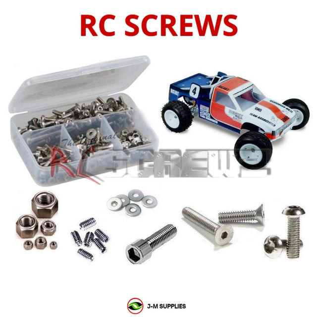 RCScrewZ Metric Stainless Steel Screw Kit ass011m for Team Associated RC10T / RC10T Factory Team 1/10 Electric 2WD Off-Road Stadium Truck (#7001, #7035, #7002) | SET