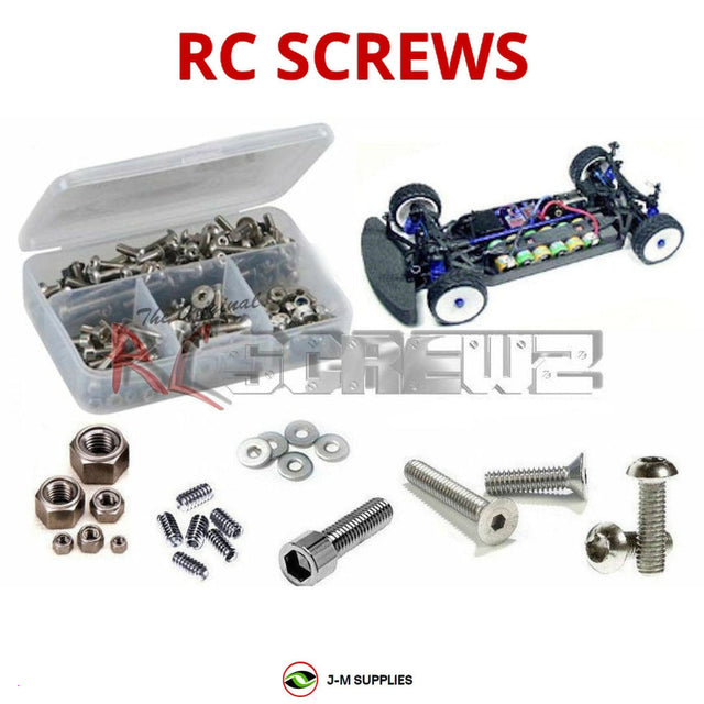 RCScrewZ Metric Stainless Steel Screw Kit ass019m for Team Associated RC10TC4 RTR / Team Kit 1/10 Electric 4WD On-Road Touring Car (#30100, #30110) | SET
