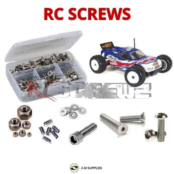 J-M SUPPLIES RC Parts Store - RCScrewZ Stainless Steel Screw Kit ass020 for Team Associated RC18T / Factory Team RC18T 1/18 Electric 4WD Off-Road Mini Stadium Truck (#20100, #20102) | UPG