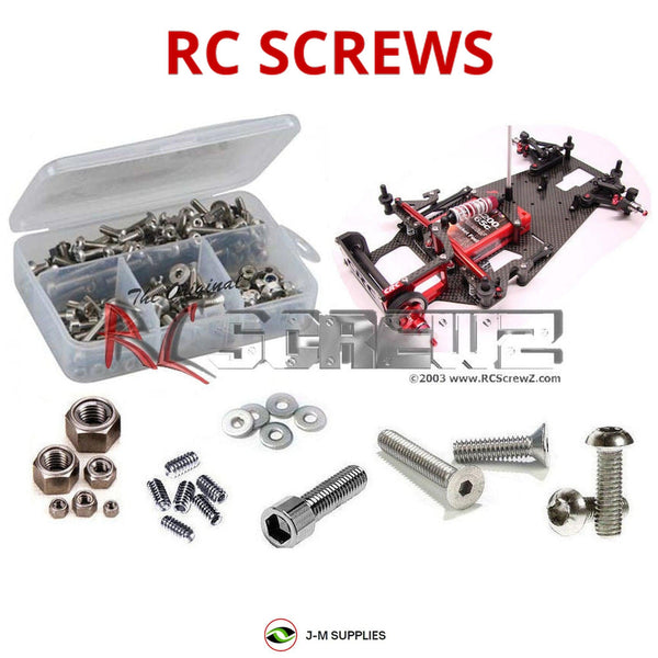 J-M SUPPLIES - RCScrewZ Metric Stainless Steel Screw Kit crc012m for CRC Gen-xi Metric RC Car | SET - crc012m