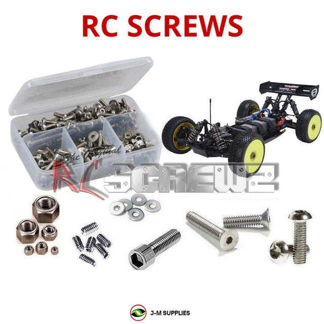 RCScrewZ Metric Stainless Steel Screw Kit los060m for Team Losi 8IGHT-E 2.0 Race Roller 1/8 Electric 4WD Off-Road Buggy (Metric Conversion) (LOSA0806) | SET