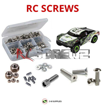 J-M SUPPLIES RC Parts Store - RCScrewZ Metric Stainless Steel Screw Kit los068m for Team Losi Racing TEN-SCT Nitro RTR 1/10 Nitro 4WD Short Course Truck (Metric Conversion) (TLR0129) | SET