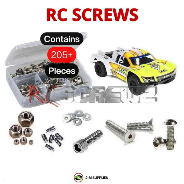 J-M SUPPLIES RC Parts Store - RCScrewZ Metric Stainless Steel Screw Kit los094m for Team Losi Racing TEN-SCTE 3.0 Race Kit 1/10 Electric 4WD Short Course Truck (Metric Conversion) (TLR03008) | PRO