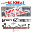 RCScrewZ Monster Racers Metric Stainless Screw Bulk Kit - HPI Vehicles RC (900 Pieces) (mrm008)