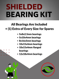 Upgrade Your RC Car with Metal Shielded Bearings for ARRMA OUTCAST 4S BLX | ara019b - High Performance Upgrade | Durable & Reliable - by J-M SUPPLIES