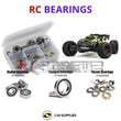 J-M SUPPLIES RC Parts Store - RCScrewZ Rubber Shielded Bearing Kit ara022r for ARRMA Kraton 8S BLX 1/5 Electric 4WD Brushless Speed Monster Truck (ARA110002, 110002) | PRO