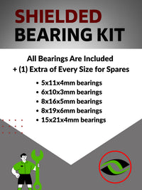 Upgrade Your RC Car with Metal Shielded Bearings for ARRMA KRATON 6S BLX V4 | ara029b - High Performance Upgrade | Durable & Reliable - by J-M SUPPLIES