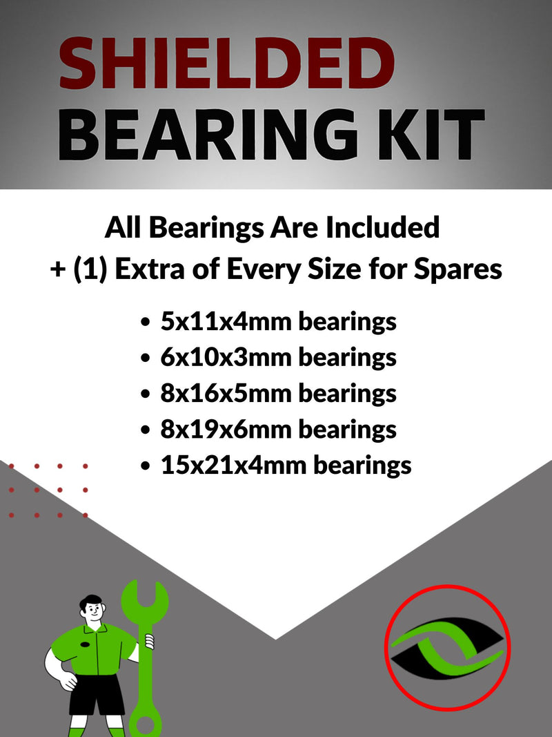 Upgrade Your RC Car with Metal Shielded Bearings for ARRMA KRATON 6S BLX V4 | ara029b - High Performance Upgrade | Durable & Reliable - by J-M SUPPLIES