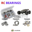 J-M SUPPLIES RC Parts Store - RCScrewZ Rubber Shielded Bearing Kit ara033r for ARRMA Kraton 6S EXB 1/8 Electric 4WD Brushless Extreme Bash Monster Truck Roller (ARA106053, 106053) | SET