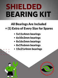 Upgrade Your RC Car with Metal Shielded Bearings for ARRMA TYPHON 6S BLX V5 | ara037b - High Performance Upgrade | Durable & Reliable - by J-M SUPPLIES