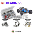 J-M SUPPLIES RC Parts Store - RCScrewZ Rubber Shielded Bearing Kit ara038r for ARRMA Kraton 6S BLX V5 1/8 Electric 4WD Brushless Speed Monster Truck (ARA8608V5, 8608V5) | PRO