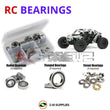 J-M SUPPLIES RC Parts Store - RCScrewZ Rubber Shielded Bearing Kit ara044r for ARRMA Fireteam 6S BLX 1/7 Electric 4WD Brushless Speed Assault Vehicle (ARA7618, ARA7618T1, ARA7618T2, 7618) | SET
