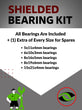 Upgrade Your RC Car with Metal Shielded Bearings for ARRMA KRATON 6S EXB RTR | ara055b - High Performance Upgrade | Durable & Reliable - by J-M SUPPLIES