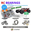 J-M SUPPLIES RC Parts Store - RCScrewZ Rubber Shielded Bearing Kit ara061r for ARRMA Vorteks 223S BLX 1/10 Electric 4WD Brushless Stadium Truck (ARA4305V4, 4305V4) | SET