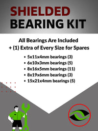 Upgrade Your RC Car with Metal Shielded Bearings for ARRMA Infraction 6S V2 | ara070b - High Performance Upgrade | Durable & Reliable - by J-M SUPPLIES