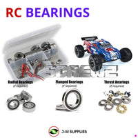 Representative image of an RCScrewZ rubber-sealed bearing kit for ARRMA Vorteks BLS 1/10 2WD Stadium Truck (AR102611); exact bearing sizes and quantities vary by RC model.