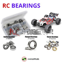Representative image of an RCScrewZ rubber-sealed bearing kit for ARRMA TALION 6S BLX 1/8 Electric 4WD Truggy (AR106030); exact bearing sizes and quantities vary by RC model.