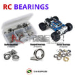 J-M SUPPLIES RC Parts Store - RCScrewZ Rubber Shielded Bearing Kit arrm012r for ARRMA Nero 6S BLX 1/8 Electric 4WD Brushless Monster Truck (AR406029, AR406030, 406029, 406030) | SET