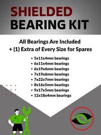 Upgrade Your RC Car with Rubber Shielded Bearings for ARRMA Nero Big Rock 6S 1/8 | arrm013r - High Performance Upgrade | Durable & Reliable - by J-M SUPPLIES