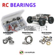 J-M SUPPLIES RC Parts Store - RCScrewZ Rubber Shielded Bearing Kit arrm015r for ARRMA Outcast 6S BLX 1/8 Electric 4WD Brushless Stunt Truck (ARA106021, ARA106042, 106021, 106042) | PRO