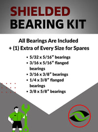 Upgrade Your RC Car with Metal Shielded Bearings for Associated RC10 Kinwald 6041 | asc151b - High Performance Upgrade | Durable & Reliable - by J-M SUPPLIES