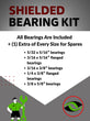 Upgrade Your RC Car with Rubber Shielded Bearings for Associated RC10 Kinwald 6041 | asc151r - High Performance Upgrade | Durable & Reliable - by J-M SUPPLIES