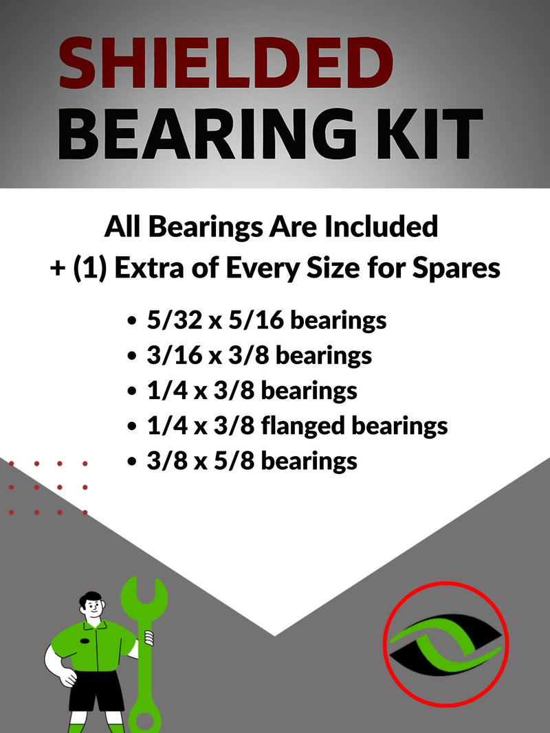 Upgrade Your RC Car with Metal Shielded Bearings for Associated RC10 4WD 6040 | asc153b - High Performance Upgrade | Durable & Reliable - by J-M SUPPLIES