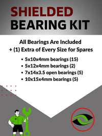 Upgrade Your RC Car with Metal Shielded Bearings for Associated Enduro Kit 3 | asc155b - High Performance Upgrade | Durable & Reliable - by J-M SUPPLIES