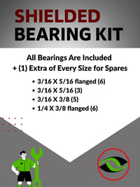 Upgrade Your RC Car with Metal Shielded Bearings for Associated RC10 Halsey 6008 | asc157b - High Performance Upgrade | Durable & Reliable - by J-M SUPPLIES