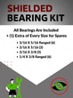 Upgrade Your RC Car with Rubber Shielded Bearings for Associated RC10 Halsey 6008 | asc157r - High Performance Upgrade | Durable & Reliable - by J-M SUPPLIES