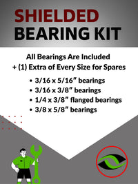 Upgrade Your RC Car with Rubber Shielded Bearings for Associated RC10 Masami 6043 | asc160r - High Performance Upgrade | Durable & Reliable - by J-M SUPPLIES