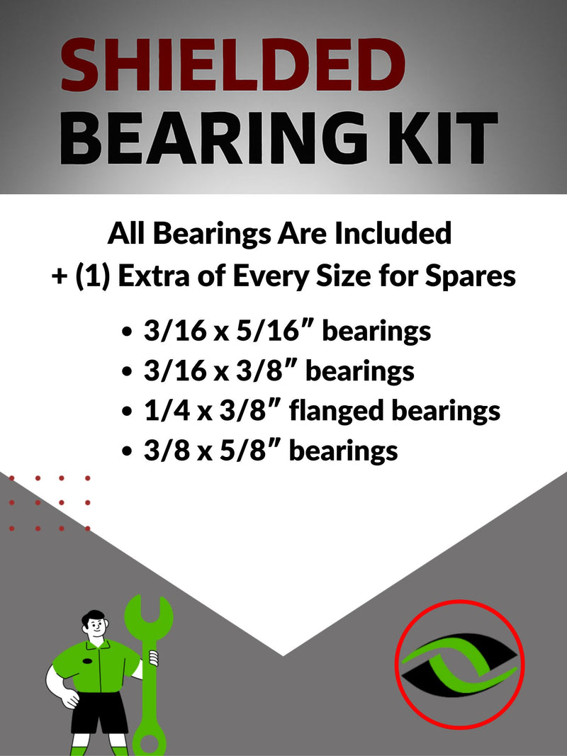 Upgrade Your RC Car with Rubber Shielded Bearings for Associated RC10 Masami 6043 | asc160r - High Performance Upgrade | Durable & Reliable - by J-M SUPPLIES