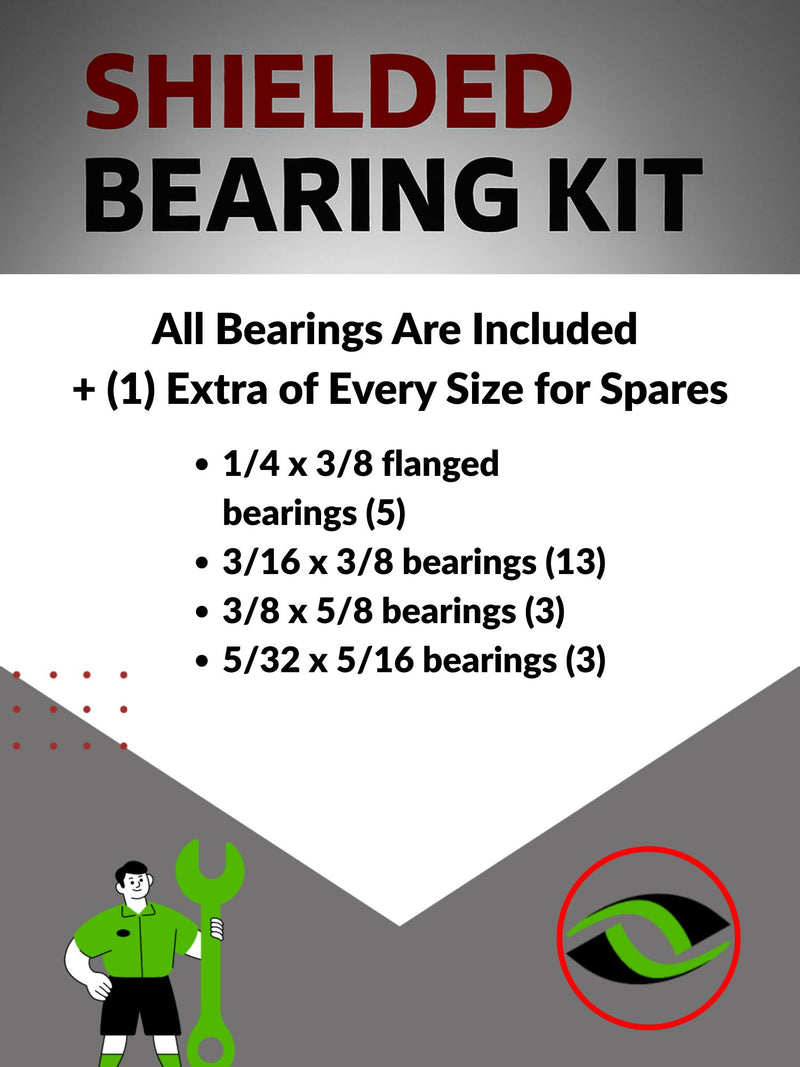 Upgrade Your RC Car with Metal Shielded Bearings for Associated RC10 FT 6049 | asc183b - High Performance Upgrade | Durable & Reliable - by J-M SUPPLIES