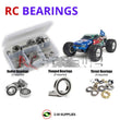 J-M SUPPLIES RC Parts Store - RCScrewZ Rubber Shielded Bearing Kit ass070r for Team Associated Rival Mini Monster RTR 1/18 Electric 4WD Off-Road Monster Truck (#20111) | UPG