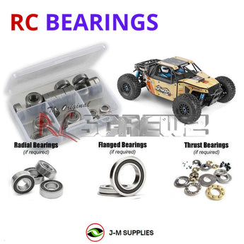 J-M SUPPLIES RC Parts Store - RCScrewZ Rubber Shielded Bearing Kit ass083r for Team Associated Nomad DB8 RTR 1/8 Electric 4WD Off-Road Desert Buggy (#80941, #ASC80941) | UPG