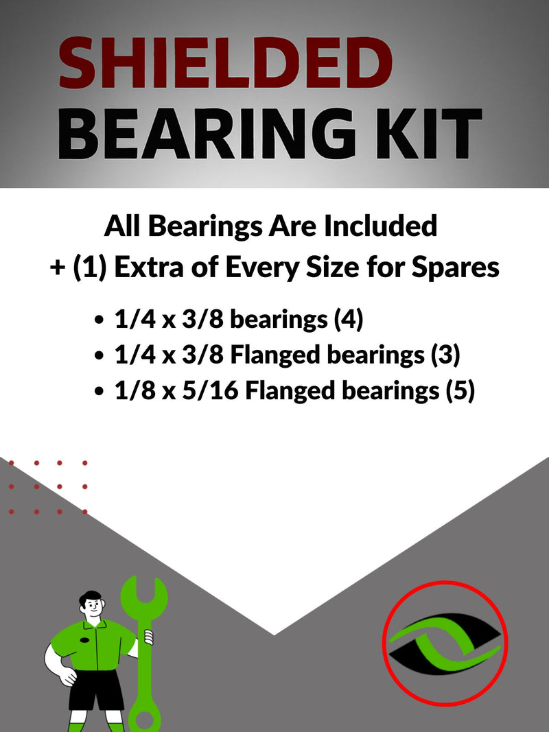 Upgrade Your RC Car with Rubber Shielded Bearings for Associated RC12R6 FT 4021 | ass084r - High Performance Upgrade | Durable & Reliable - by J-M SUPPLIES